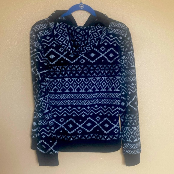 No Boundaries zip front sweater size L/G 11-13 - Picture 4 of 5